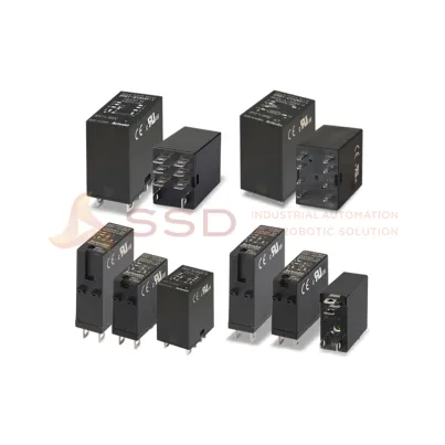 Controllers Autonics - Controllers - Solid State Relay Single-Phase Socket Type - SRS1 Series distributor produk otomasi dan robotik motor drive controllers autonics solid state relay srs1 series