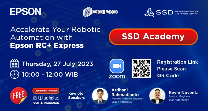 SSD Academy - Epson Robot - Accelerate Your Robotic Automation with Epson RC+ Express