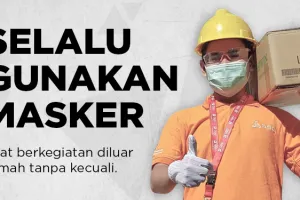 Masker dapat menyelamatkan hidup kita