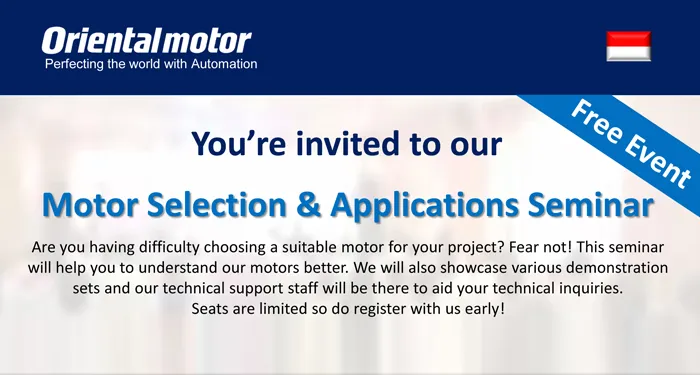Motor Selection & Applications Seminar