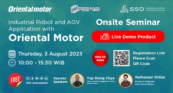 Onsite Seminar - Oriental Motor - Industrial Robot and AGV Application with Oriental Motor