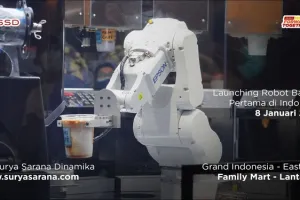 The First Robot Barista in Indonesia