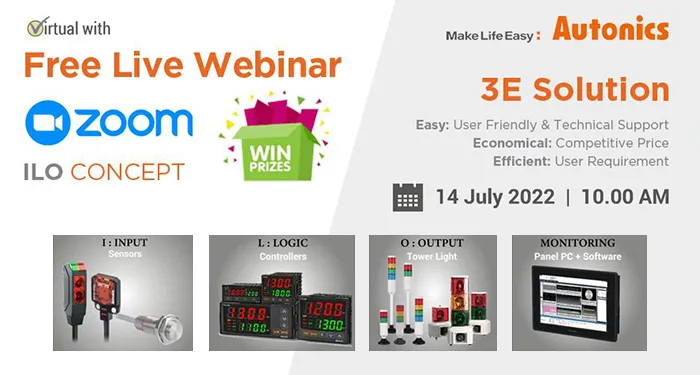 Webinar - Autonics - 3E SOLUTION with ILO CONCEPT