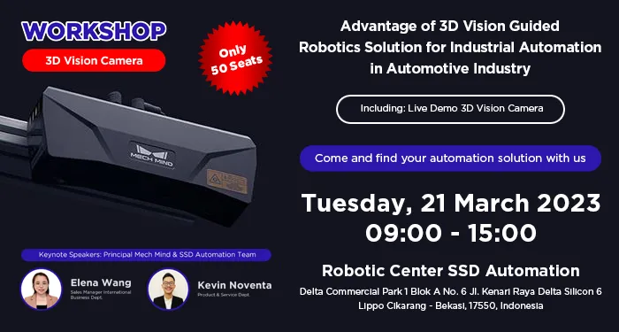 Seminar Offline - Mech Mind - Advantages of 3D Vision Guided Robotics Solutions in Automotive Industry